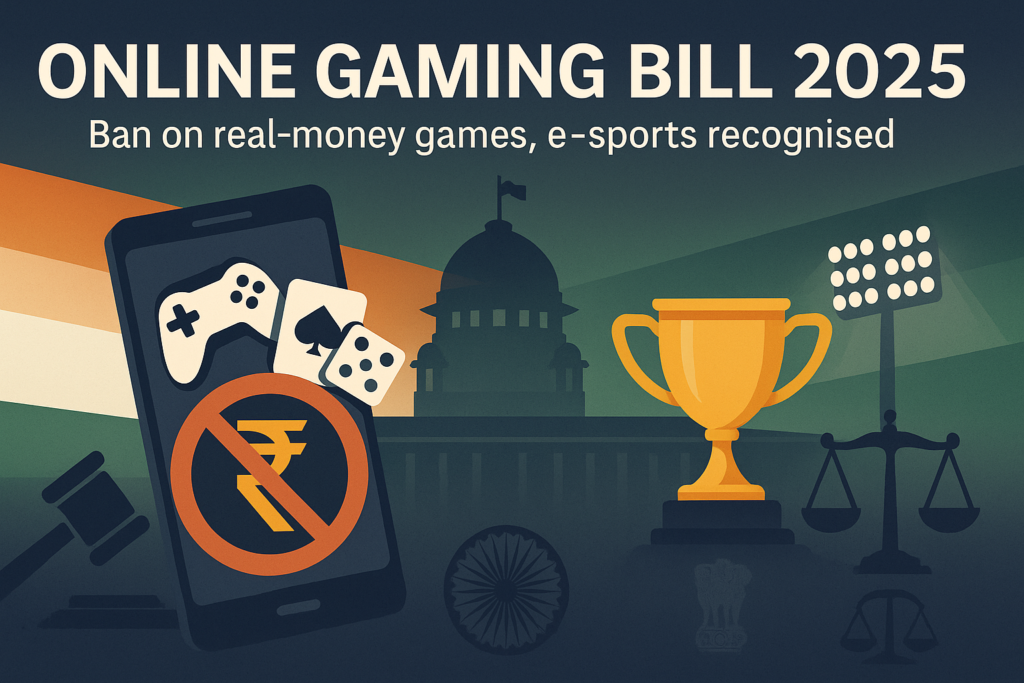 Online Gaming Bill 2025